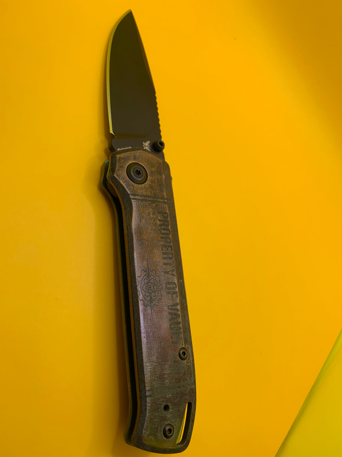 Custom Flytanium Arcade Lite with Titanium scales “Vault 112"