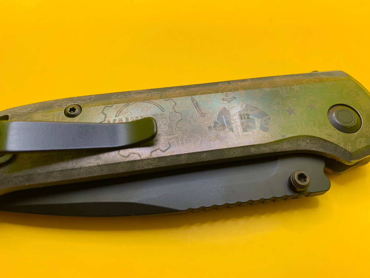 Custom Flytanium Arcade Lite with Titanium scales “Vault 112"