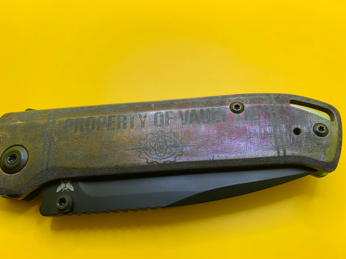 Custom Flytanium Arcade Lite with Titanium scales “Vault 112"
