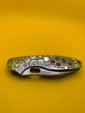Custom CRKT Pilar III with titanium scales “Redrum"