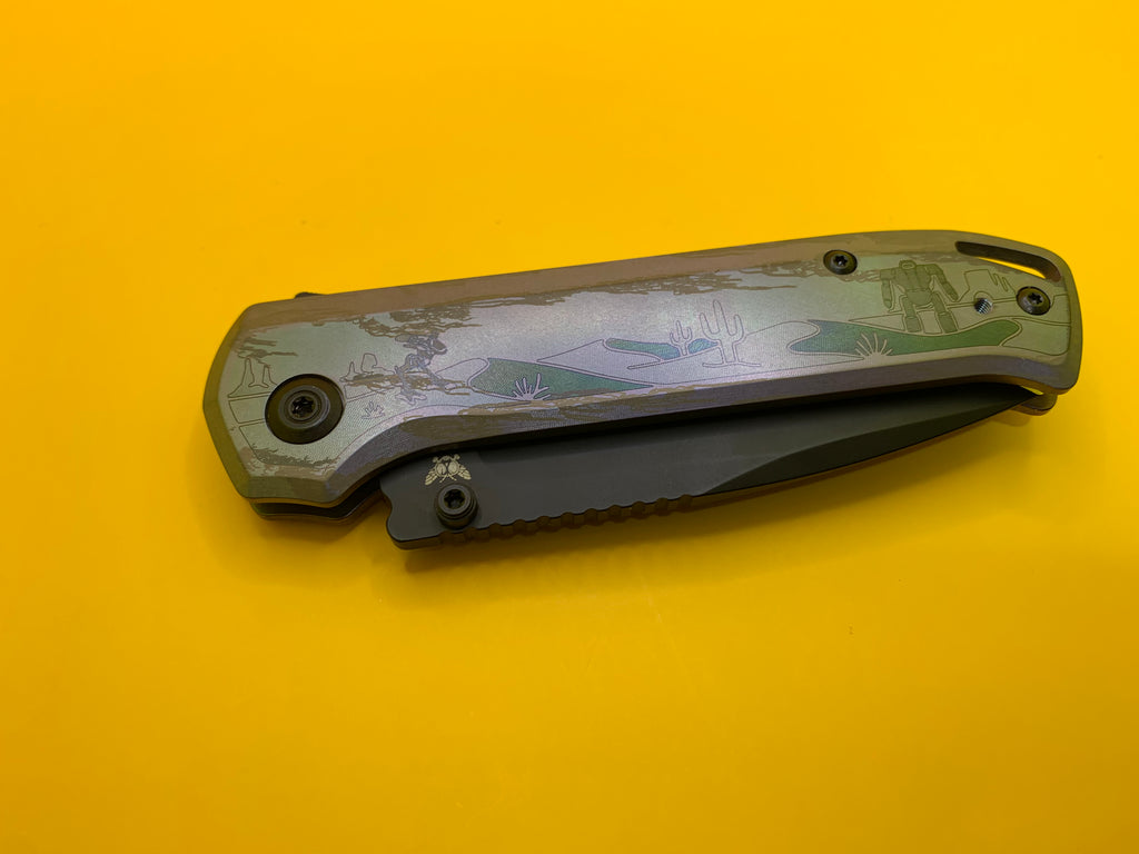 Custom Flytanium Arcade Lite With Titanium Scales “Gravewalker"
