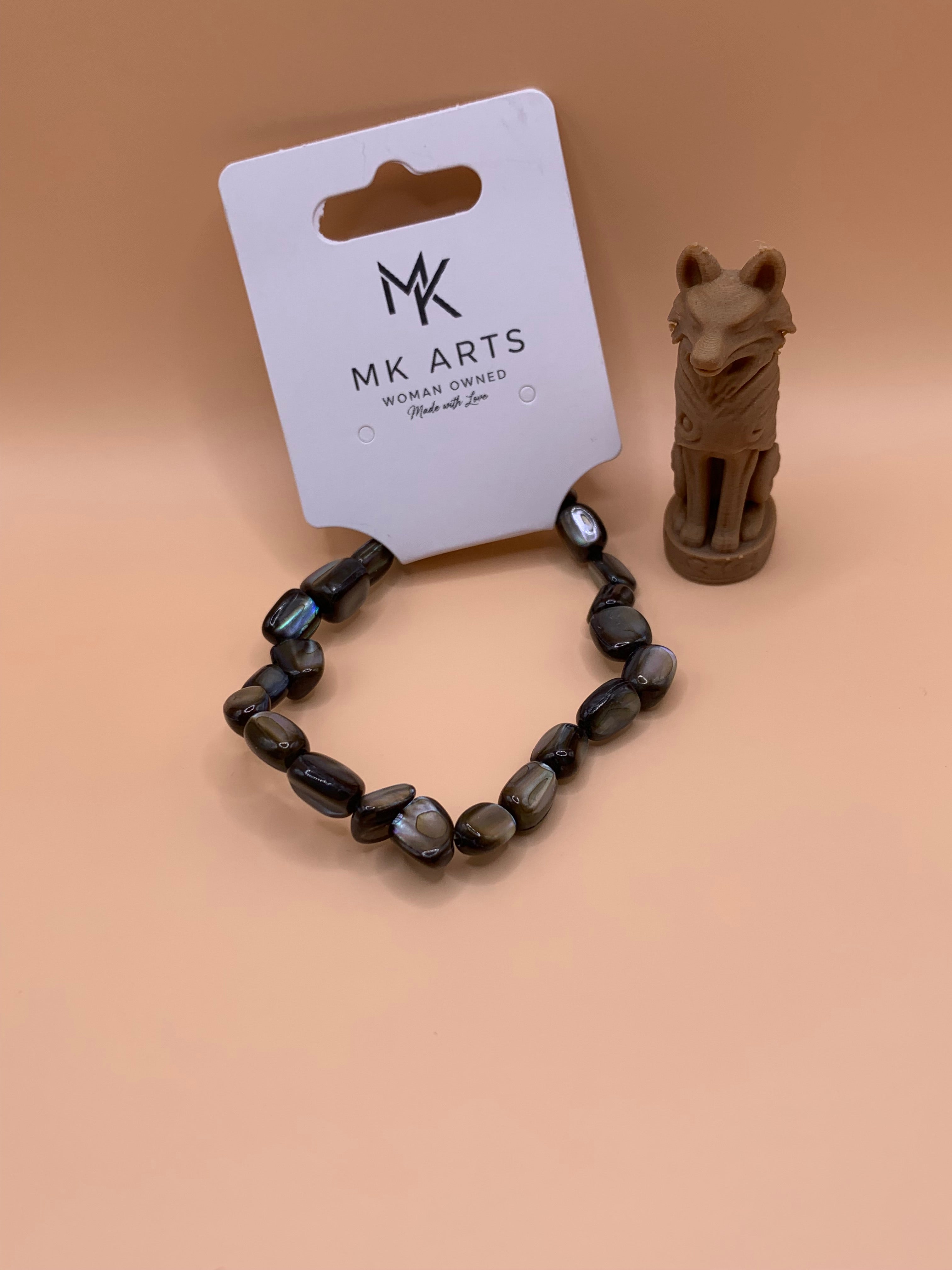 Mother of Pearl Shell Stretch Bracelet