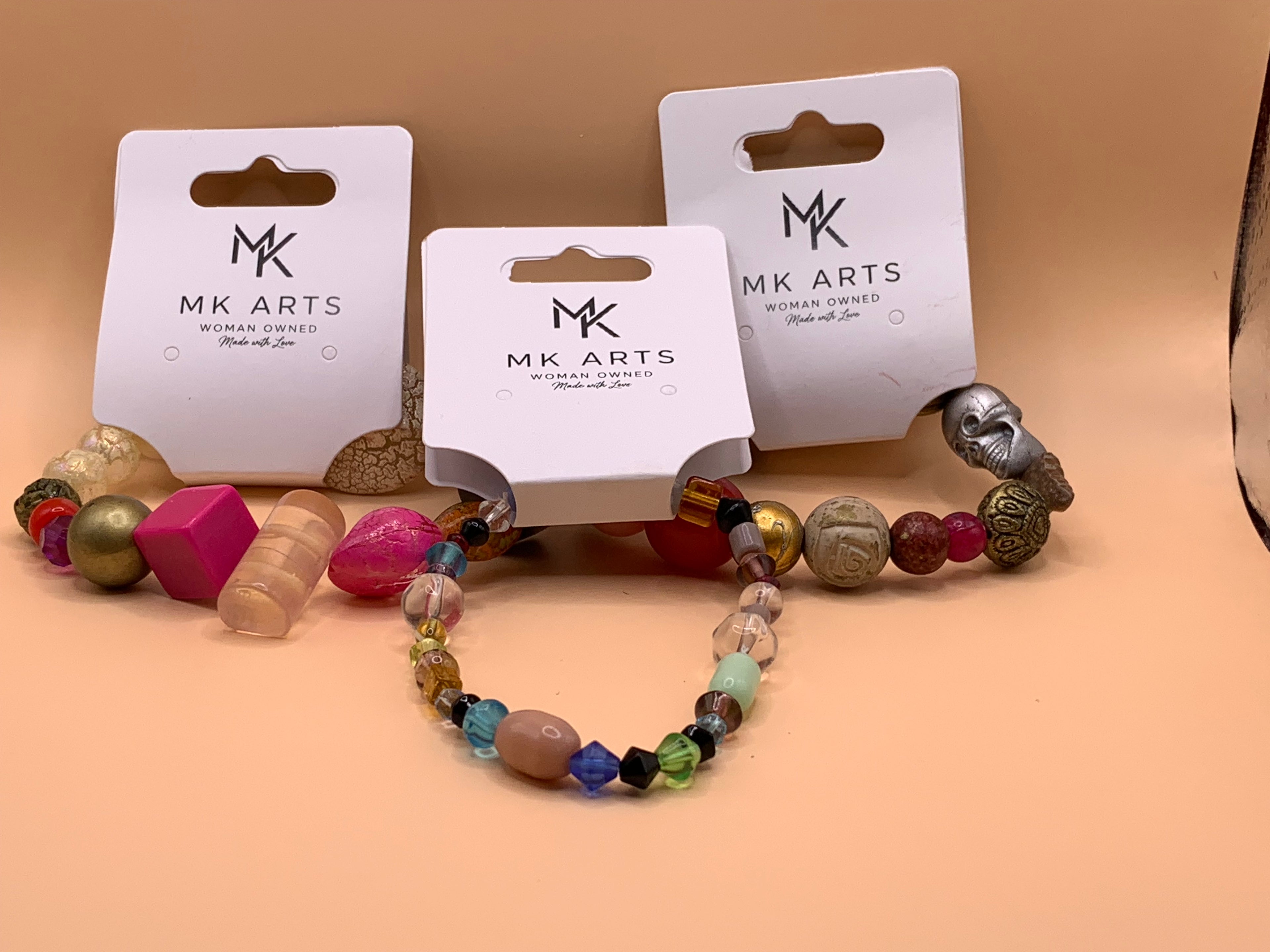 What Were They Thinking — Bold Mixed Media Bracelet Set of 3